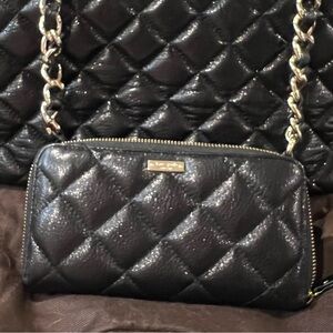 Kate Spade sparkling quilted wallet